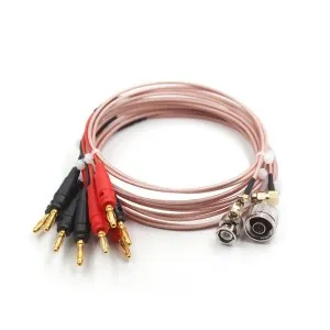 SMA to 4MM banana plug one to two adapter cable N/MMCX/BNC signal source oscilloscope test extension cable