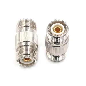 Tejat Rf Connector Uhf-kk M-kk Female To Female Double Female Straight-through Sl16 Double-pass Adapter1