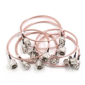 Uhf Rf Cable Sl16 Intercom Extension Feeder M Male To Female Rg316 Adapter Cable 50-1.51