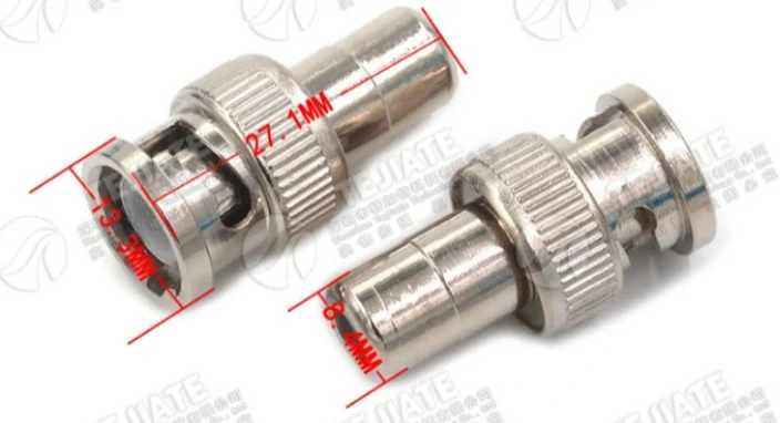 BNC Male to RCA Female (RCA Lotus) Connector Dimensions Image BNC Male to RCA Female (RCA Lotus) Connector Dimensions Image