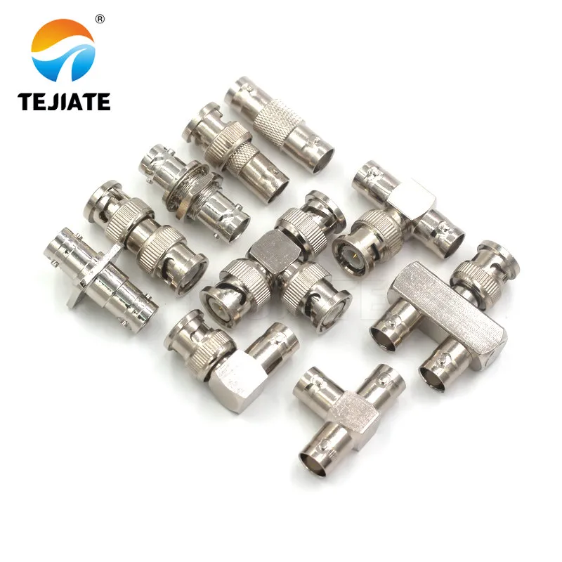Shielded BNC connector for signal testing and analog video transmission