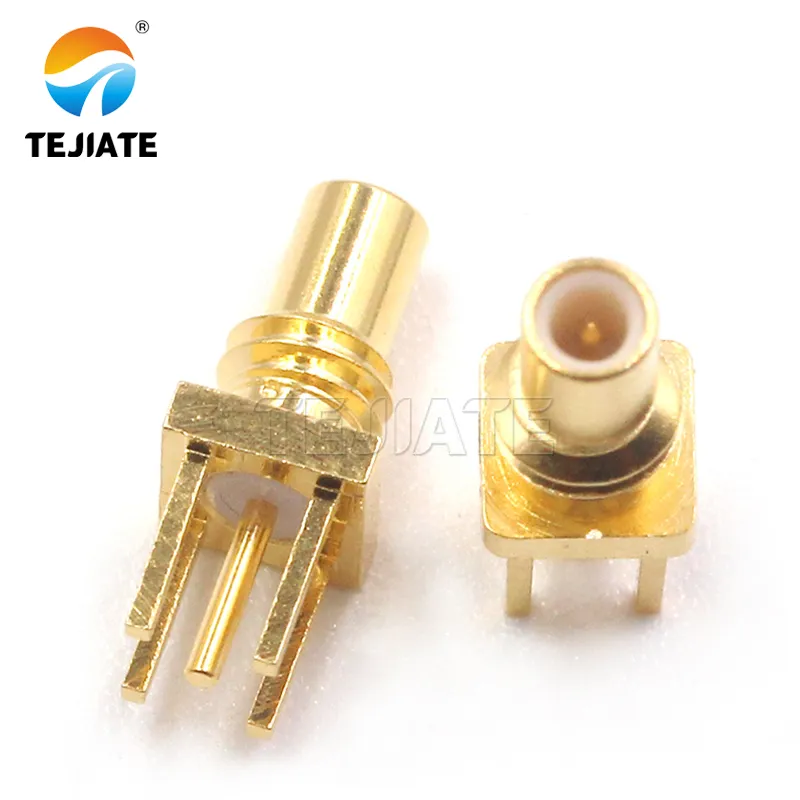 Crimp and clamp RF connector with cable termination