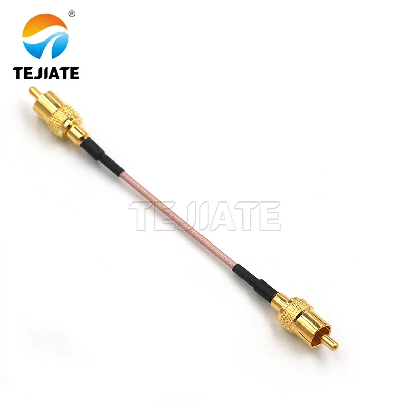 RCA male to RCA male connector Product Image RCA male to RCA male connector Product Image