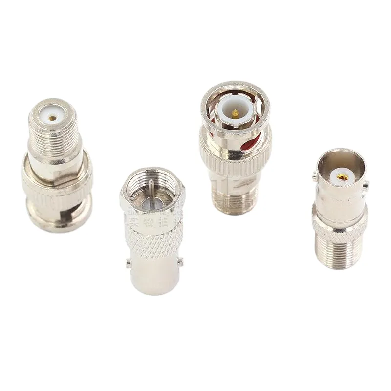 BNC connector with bayonet-style locking for test and video equipment