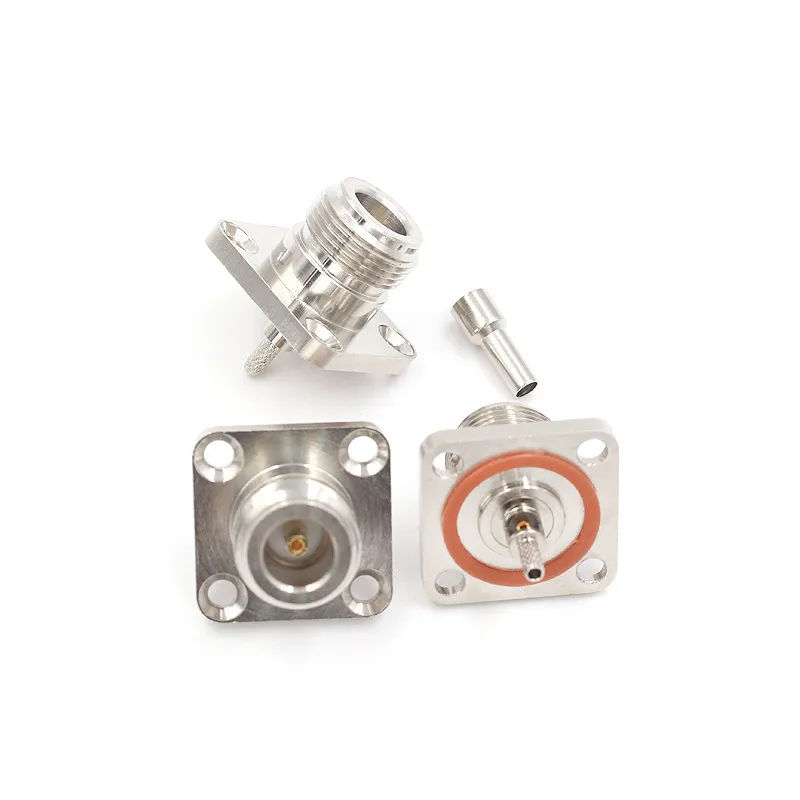 Weatherproof N-type connector for high-frequency outdoor RF systems