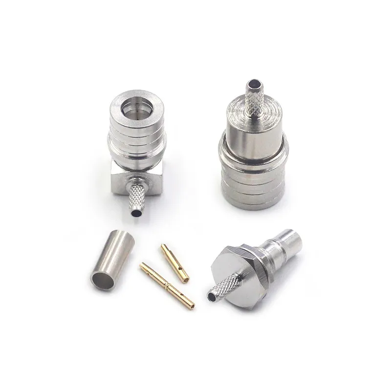 QMA connectors used for RF signal transmission