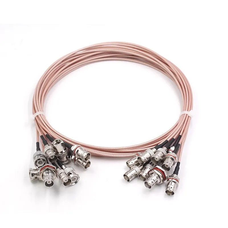 RF coaxial cables for radio frequency signal transmission in telecommunications, video, and broadcasting