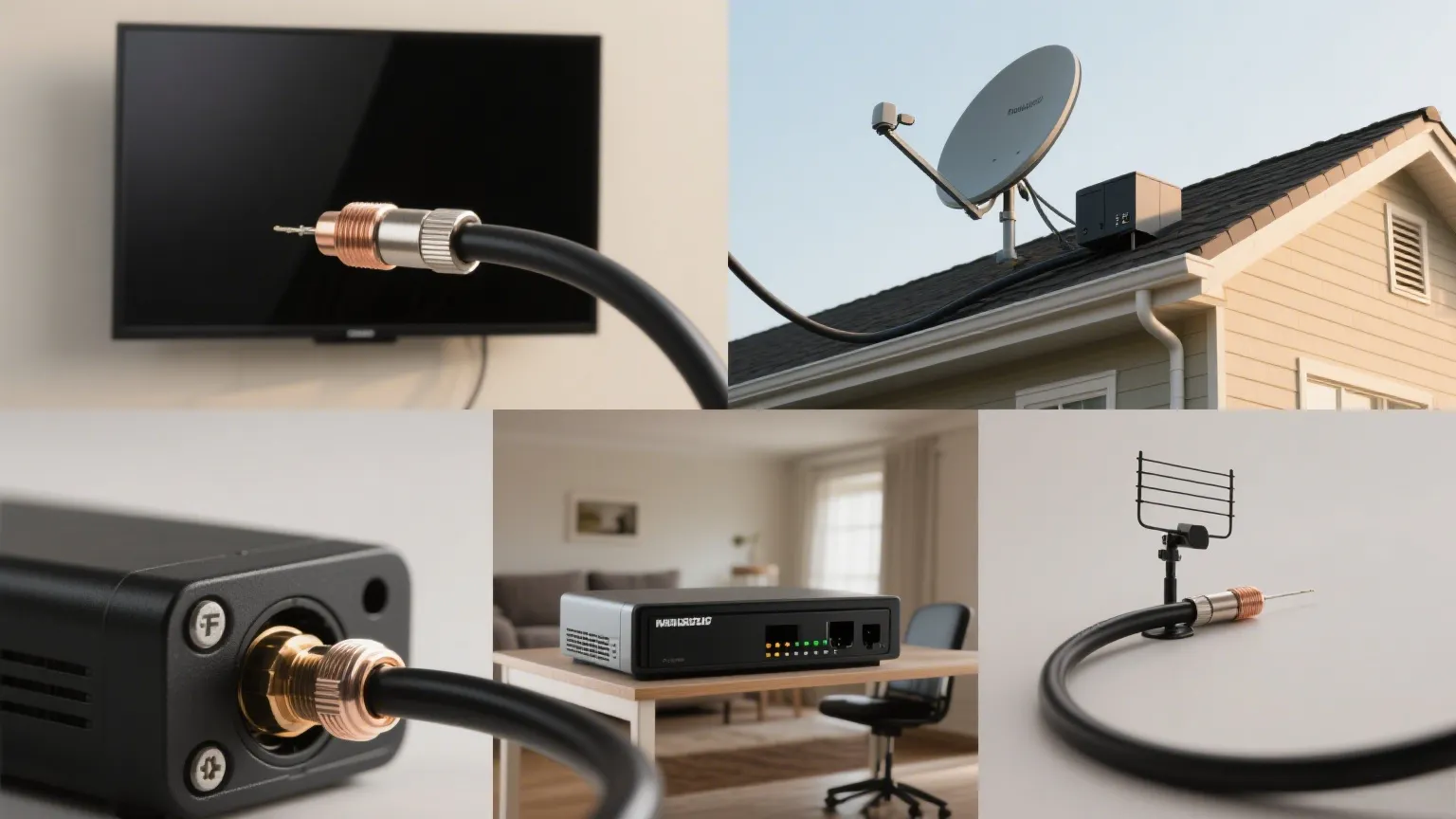Usage scenario of RG11 coaxial cable for long-distance signal transmission