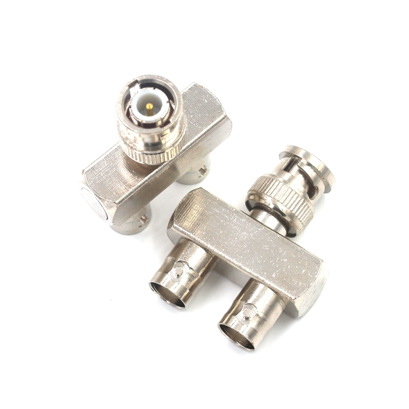BNC connector adapter for quick-connect RF signal applications
