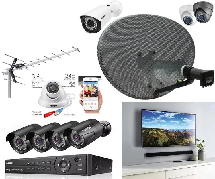 Where Coaxial Cables Are Used Common applications of coaxial cables in TV, satellite, and security systems