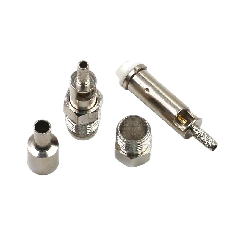 FME connector photographed at an angle