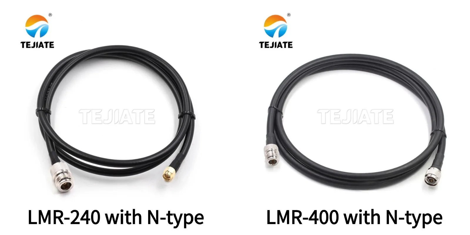 Low-Loss Cables with N-Type LMR-240, LMR-400 cables with N-Type connectors