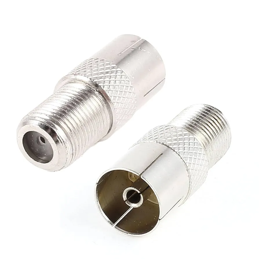 Comparison of PAL and F-Type connectors for TV coaxial cables