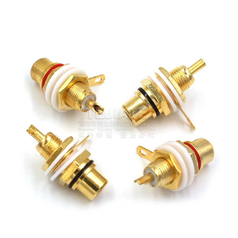 RCA composite AV cable product with red, white, and yellow connectors