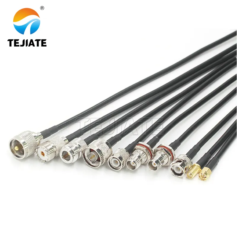 RG58 coaxial cable used for short-run RF connections