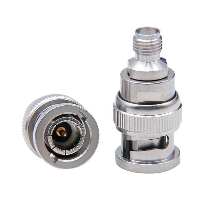 Stainless Steel SMA Female to BNC Male Adapter