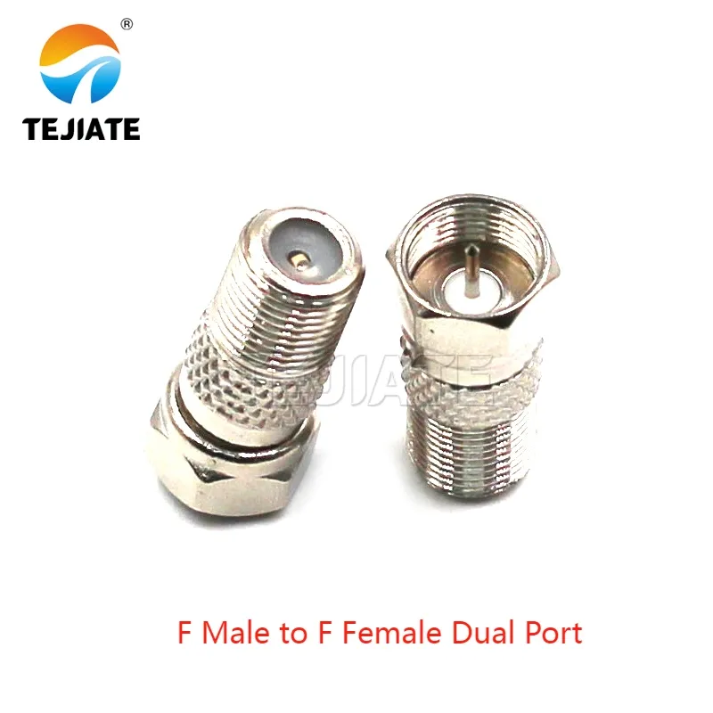 F-type Male to Female Adapter F-type male to F-type female adapter for 75-ohm RF systems