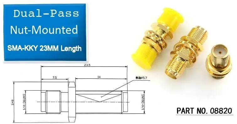 Factors affecting outdoor SMA connector performance like UV, salt fog