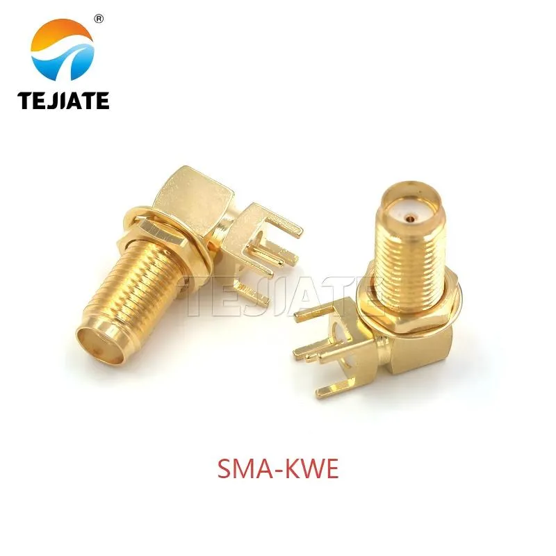 SMA-KWE Right-Angle Jack Connector