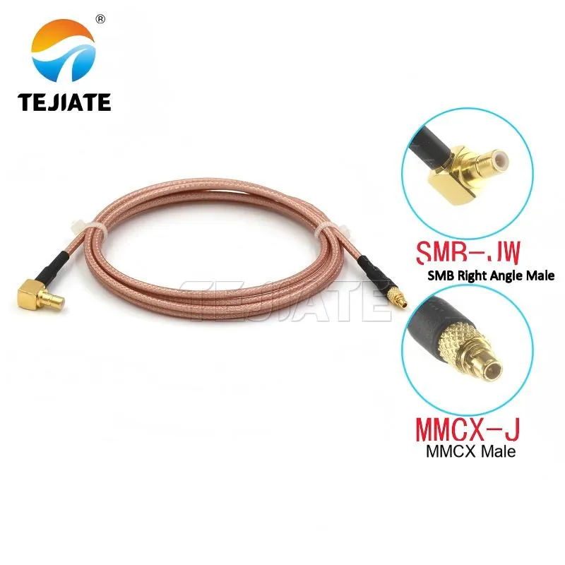 SMB & MMCX Connectors SMB right-angle male and MMCX male connectors compatible with RG316 cable