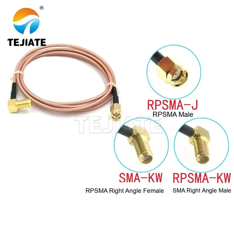 Straight vs Right-Angle SMA Connectors Comparison of straight vs right-angle SMA connectors for RG316 jumper cables
