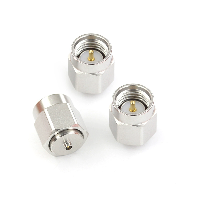 U.FL to SMA Adapter Cable A U.FL (IPEX) to SMA adapter cable, highlighting the size difference between the miniature U.FL and standard SMA connectors