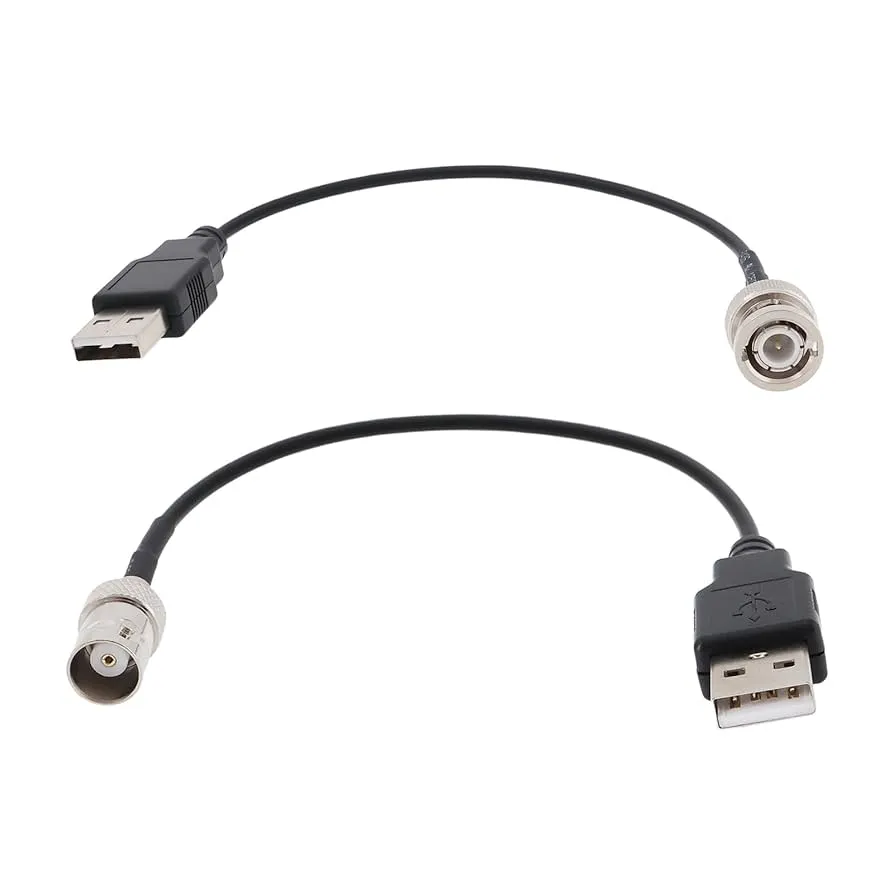 USB to BNC interface device or module, indicating active electronics