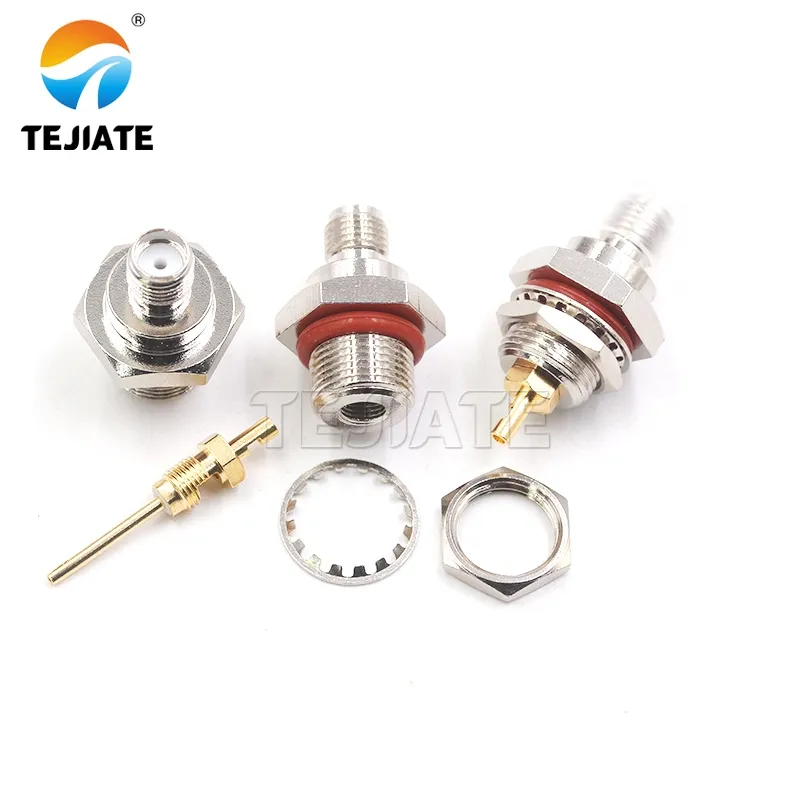 Waterproof SMA female to female bulkhead coupler with O-ring Waterproof SMA female to female bulkhead coupler with O-ring