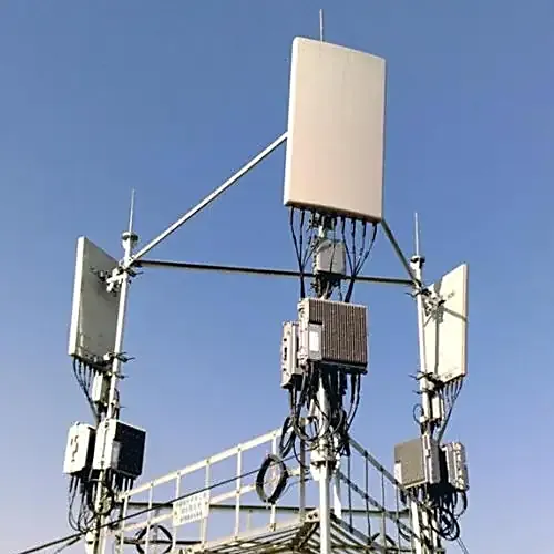 N-type connector installation scenario on an outdoor base station or mast