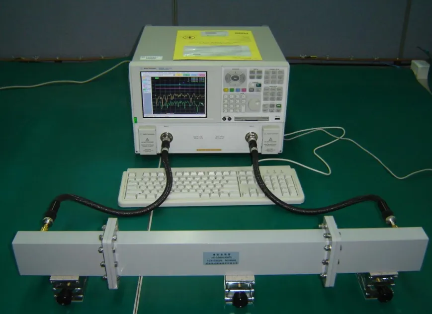 Diagram illustrating return loss verification for N-type connectors using a VSWR meter or VNA