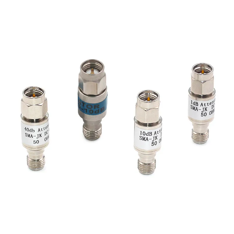 40 dB SMA coaxial attenuator for RF power control and signal calibration