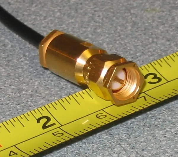 50-ohm SMA coaxial cable for RF transmission and testing equipment