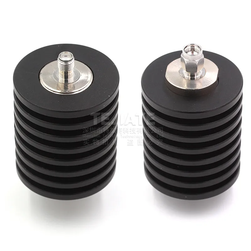 SMA attenuator product lineup with different power ratings and dB values