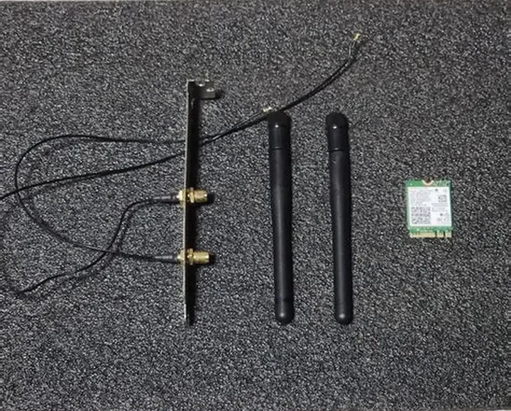 SMA extension cable with RG316 jumper for panel access