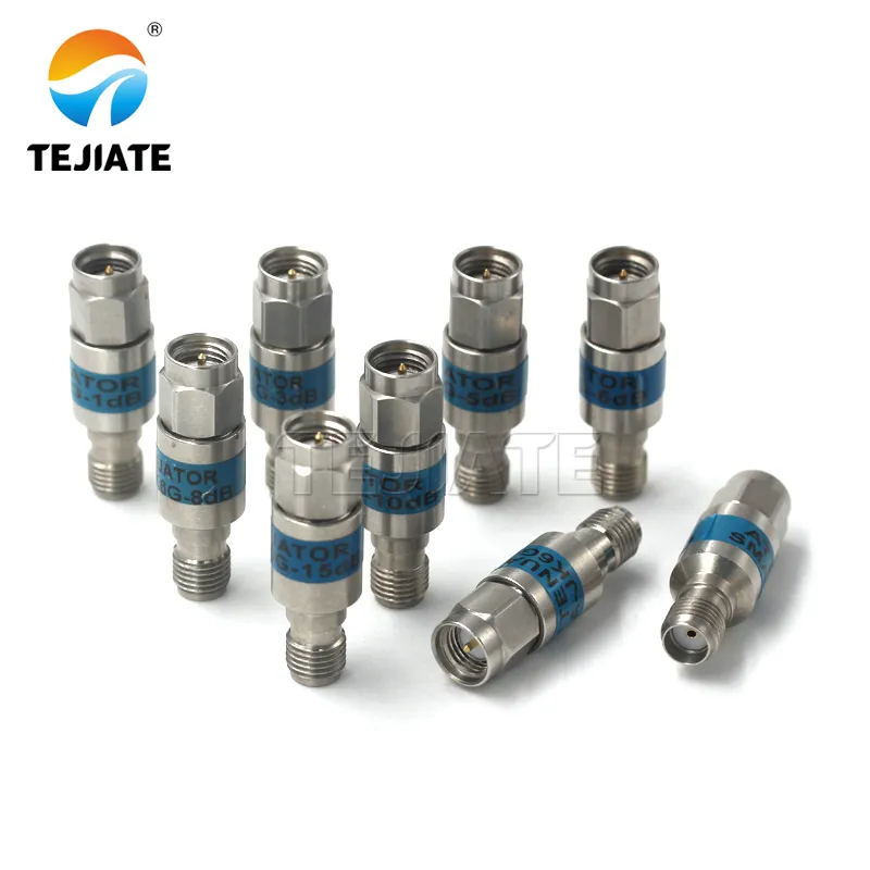 Fixed SMA attenuators in 1W–5W power classes for DC–6 GHz operation