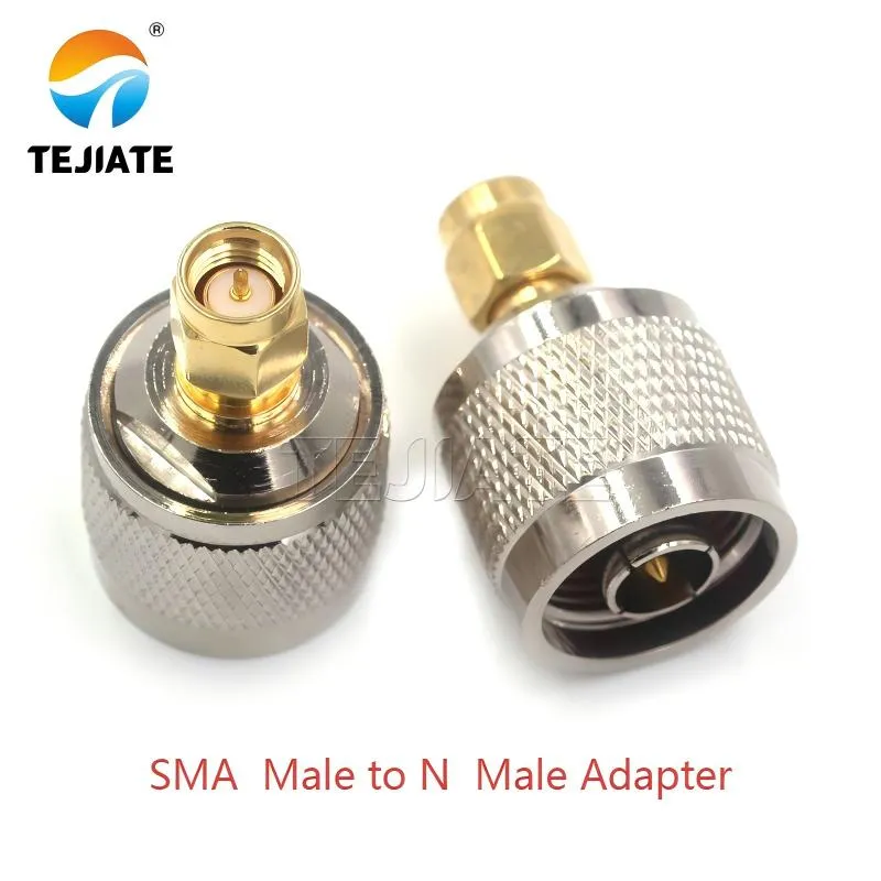 SMA male to N male adapter for connecting different RF cable interfaces SMA male to N male adapter for connecting different RF cable interfaces