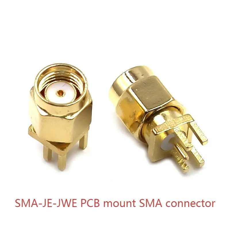 Overview of SMA connector PCB layout for 50-ohm impedance matching
