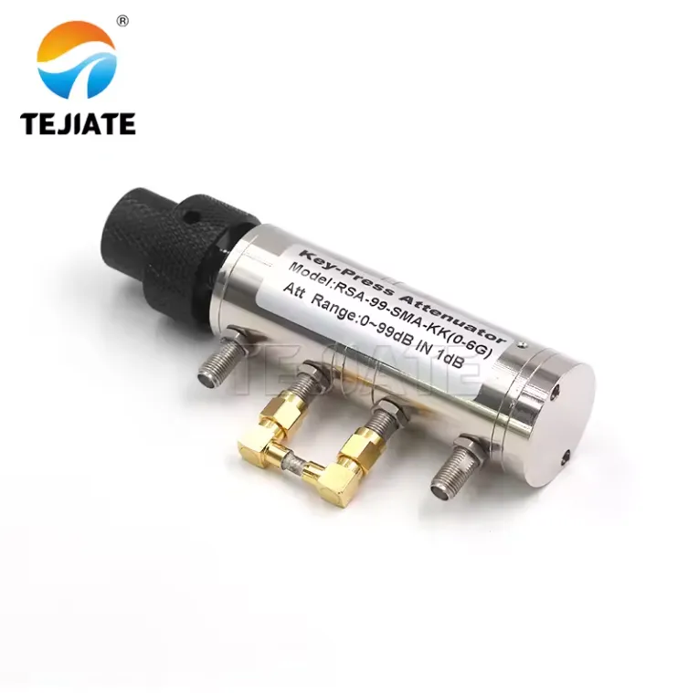 Step attenuators with adjustable 0–90 dB or 0–130 dB ranges