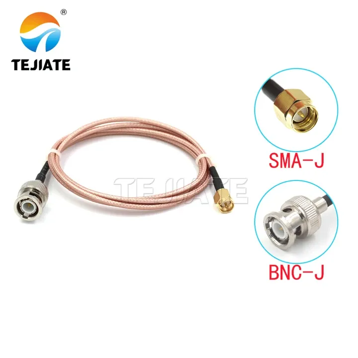 Diagram of SMA to BNC adapter assembly