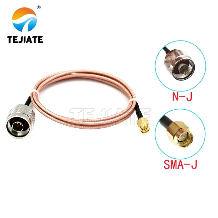 Diagram of SMA to N-Type adapter assembly