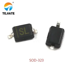 Detailed structure or dimensions of a SOD-323 package TVS diode