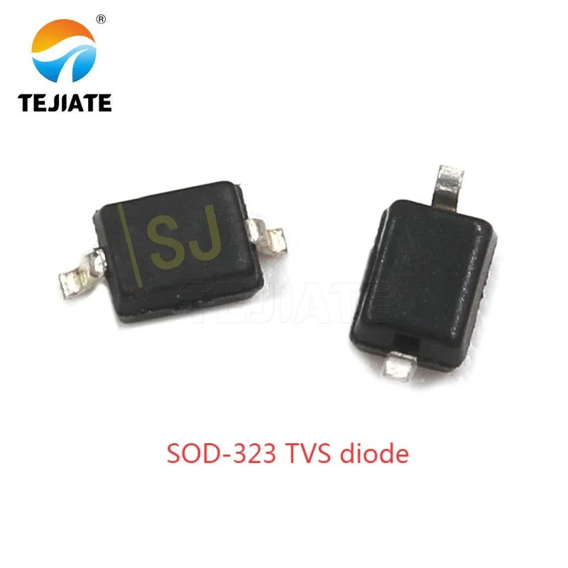 SOD-323 package TVS diode product illustration, serving as a transient voltage protection guardian for circuits SOD-323 package TVS diode product illustration, serving as a transient voltage protection guardian for circuits