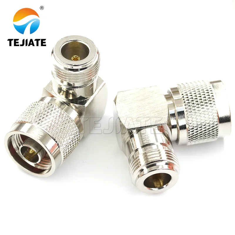 Stainless Steel Right-Angle SMA Connector, showing its compact structure and interface