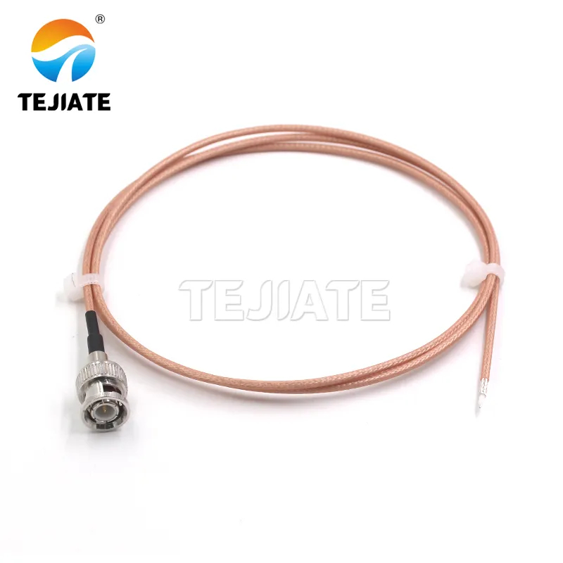 BNC connector RG316 coaxial cable jumper. BNC connector RG316 coaxial cable jumper.