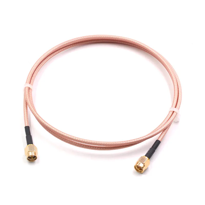 Specific model RG316D-SMA jumper assembly with clear labeling. Specific model RG316D-SMA jumper assembly with clear labeling.