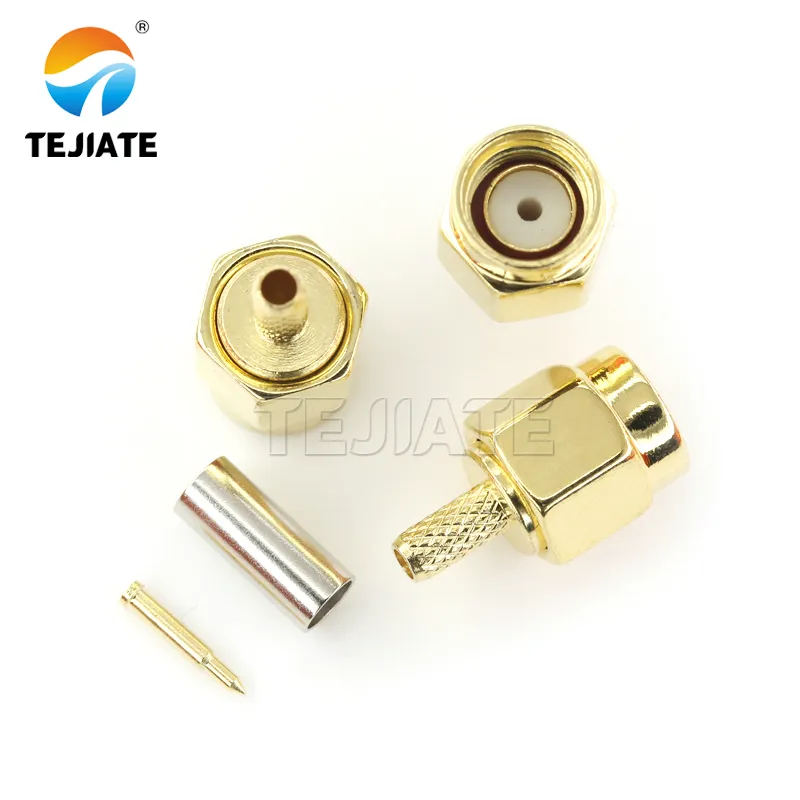 Illustration of TEJTE straight SMA connector (SMA-J-1.5) Illustration of TEJTE straight SMA connector (SMA-J-1.5)