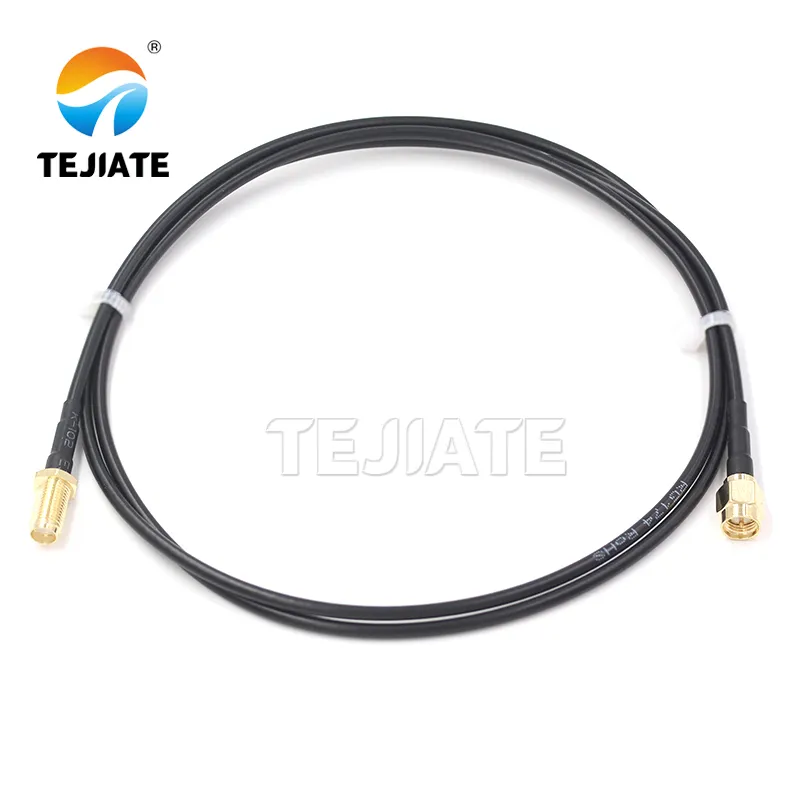 Finished RG316 cable assembly with SMA connectors. Finished RG316 cable assembly with SMA connectors.