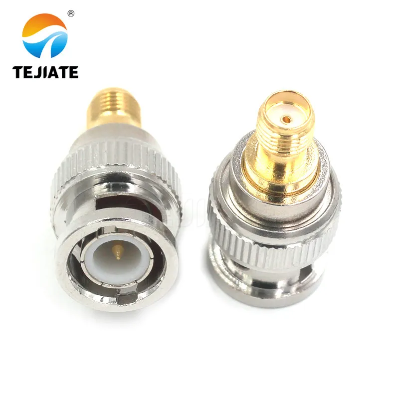 TEJTE SMA/BNC-KJ adapter (BNC Male to SMA Female). TEJTE SMA/BNC-KJ adapter (BNC Male to SMA Female).