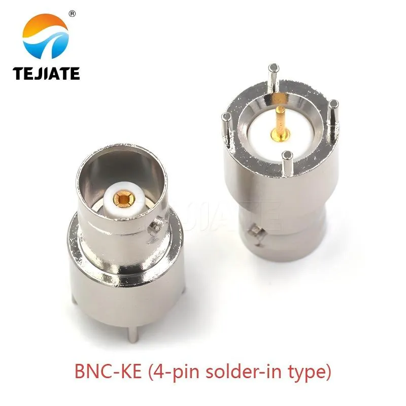 BNC-KE 4-pin solder-in panel mount connector BNC-KE 4-pin solder-in panel mount connector