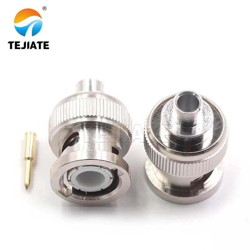 Physical image of the TEJIATE BNC-JB3 50-ohm high-performance T connector.